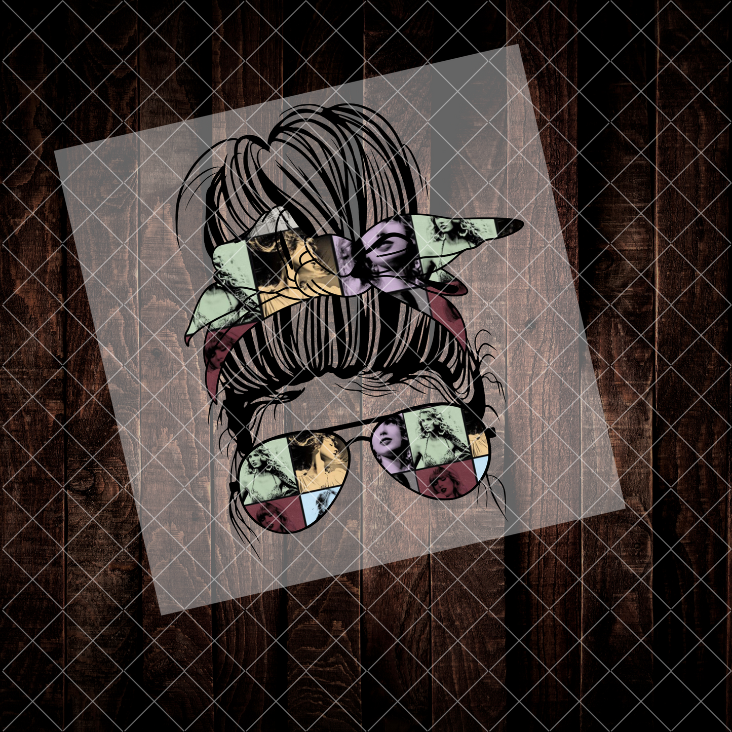 Swiftie Mom Swiftie Kid Swiftie Messy Bun | Ready to Press Transfer