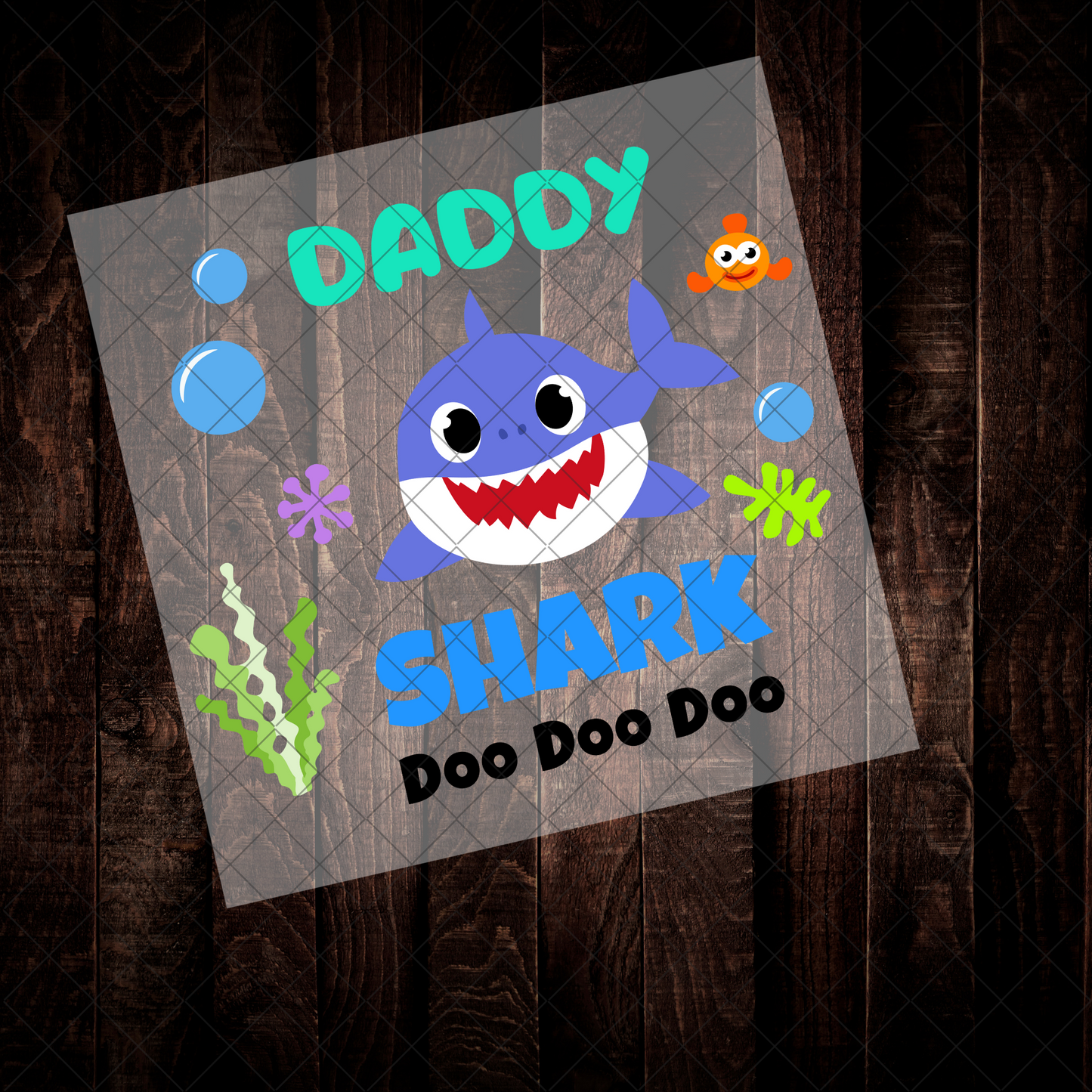 Shark Dad DTF | Ready to Press Heat Transfer
