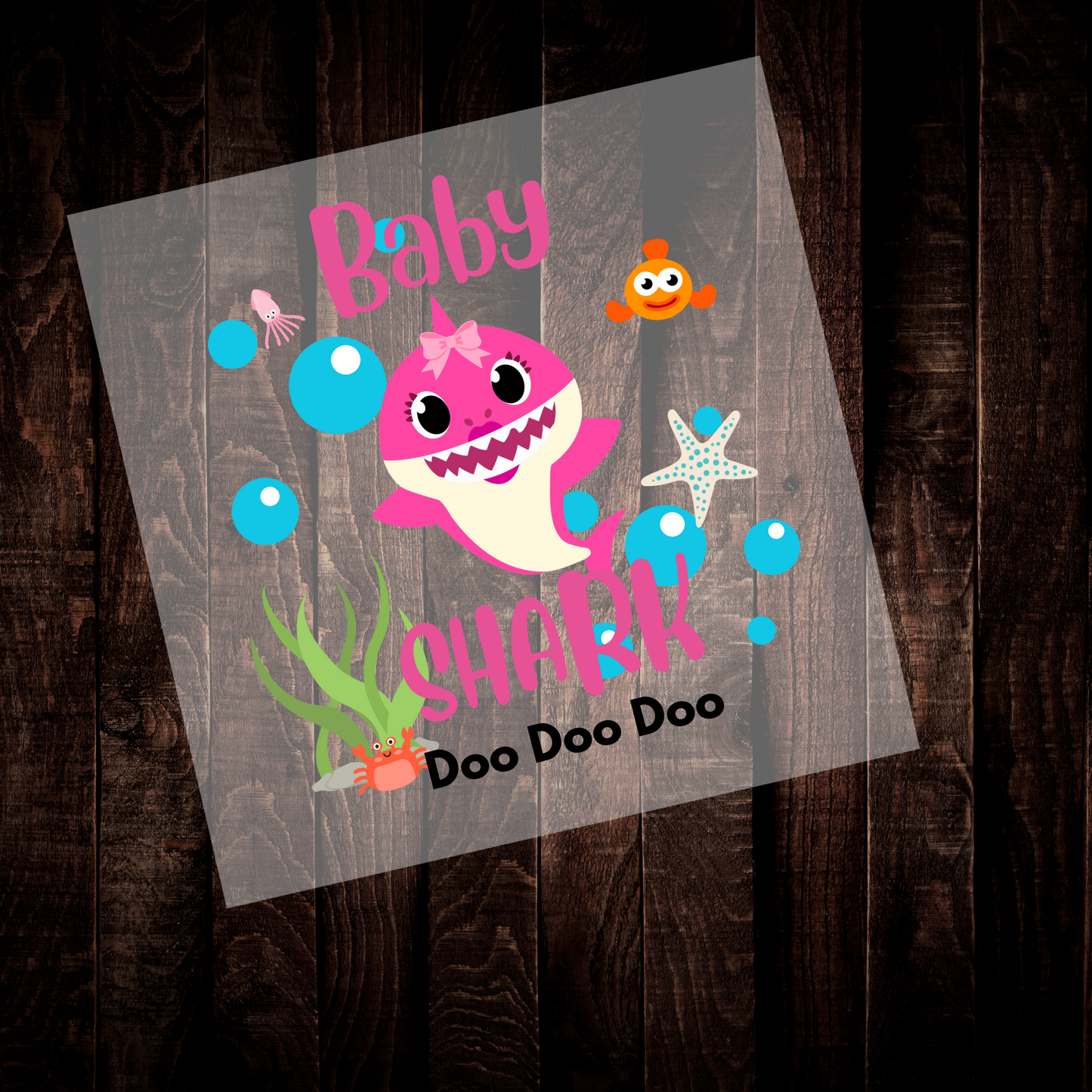 Shark Girl DTF | Ready to Press Heat Transfer