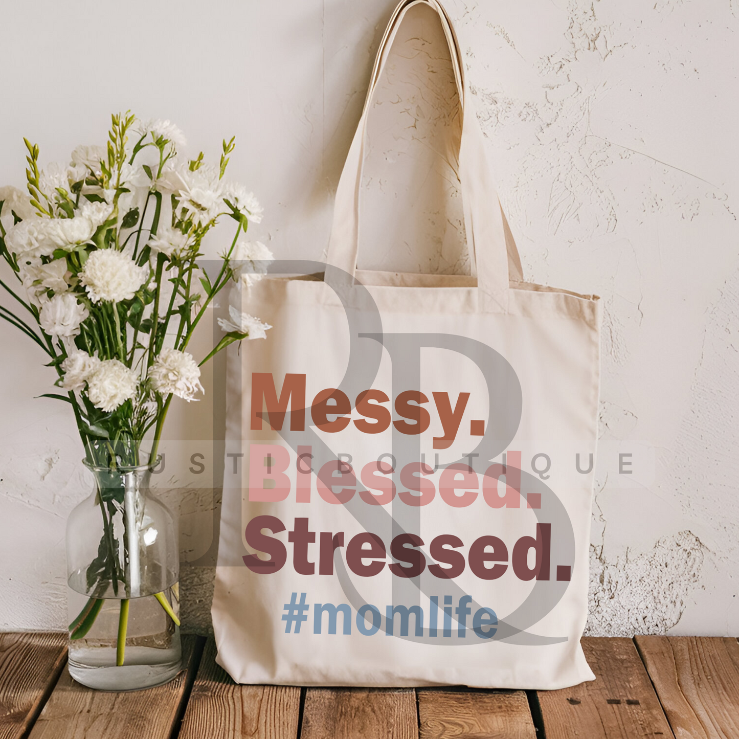 Mother's Day Tote Bag #Momlife Tote Bag