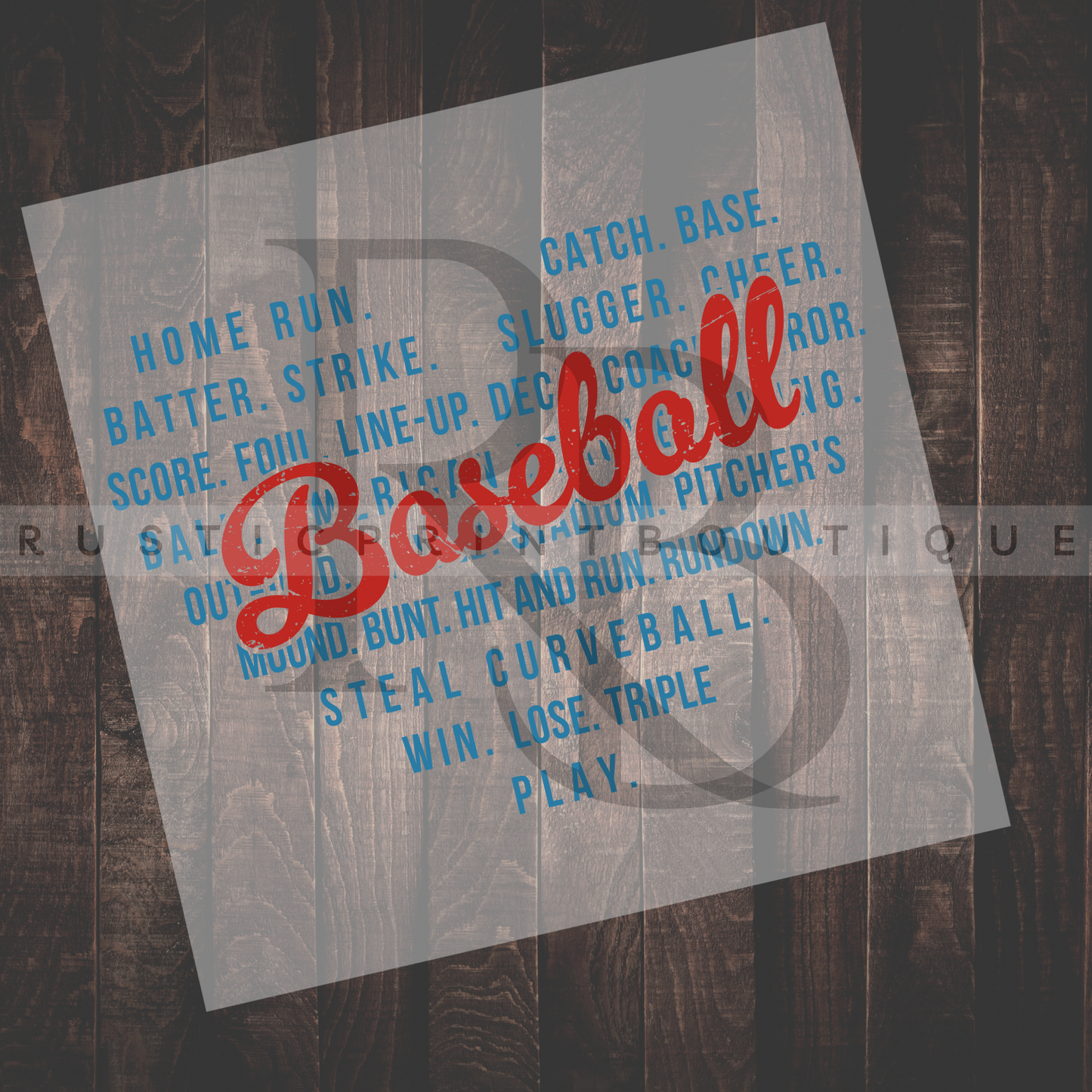 Baseball DTF Heat Transfer Retro Baseball DTF Baseball Heart DTF