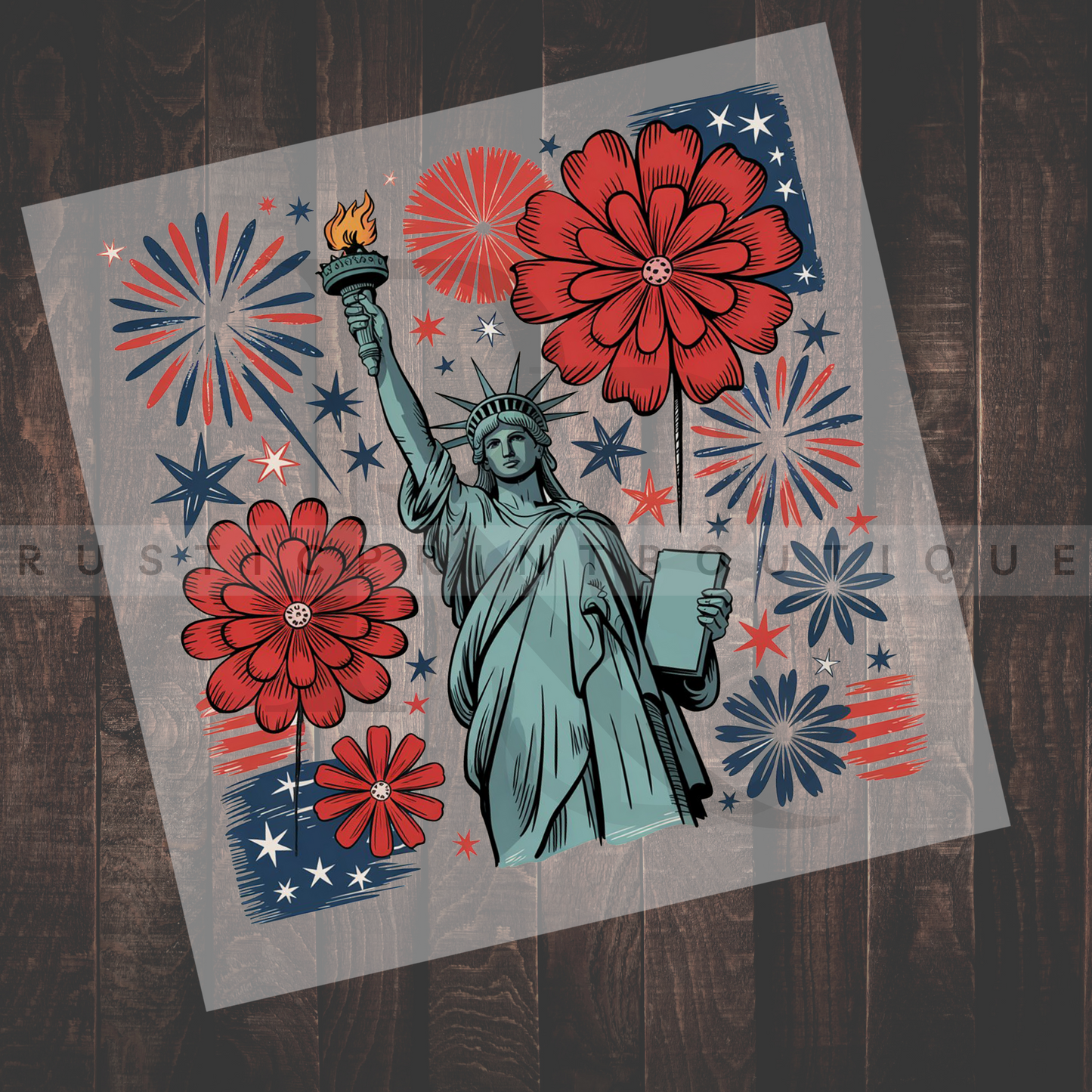 4th of July DTF Custom DTF Transfer Vintage Apparel DTF
