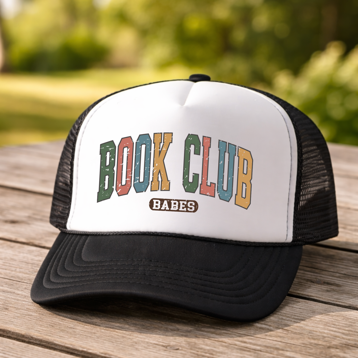 Book Club Babes Trucker Hat Funny Reader Snapback Book Lover Gift Cap Bookish