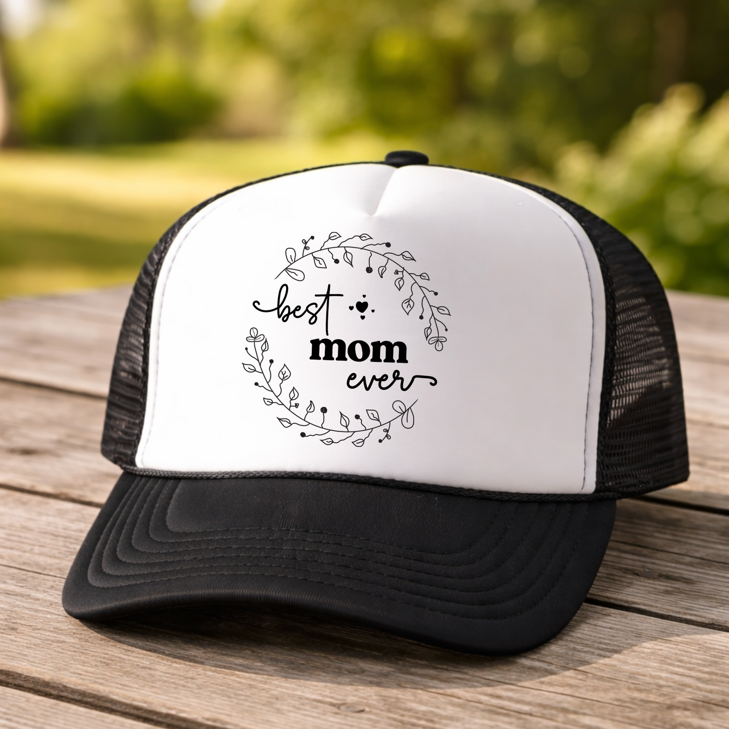 Best Mom Ever Trucker Hat Vintage Snapback Mama Gift Cap Mother's Day Hat