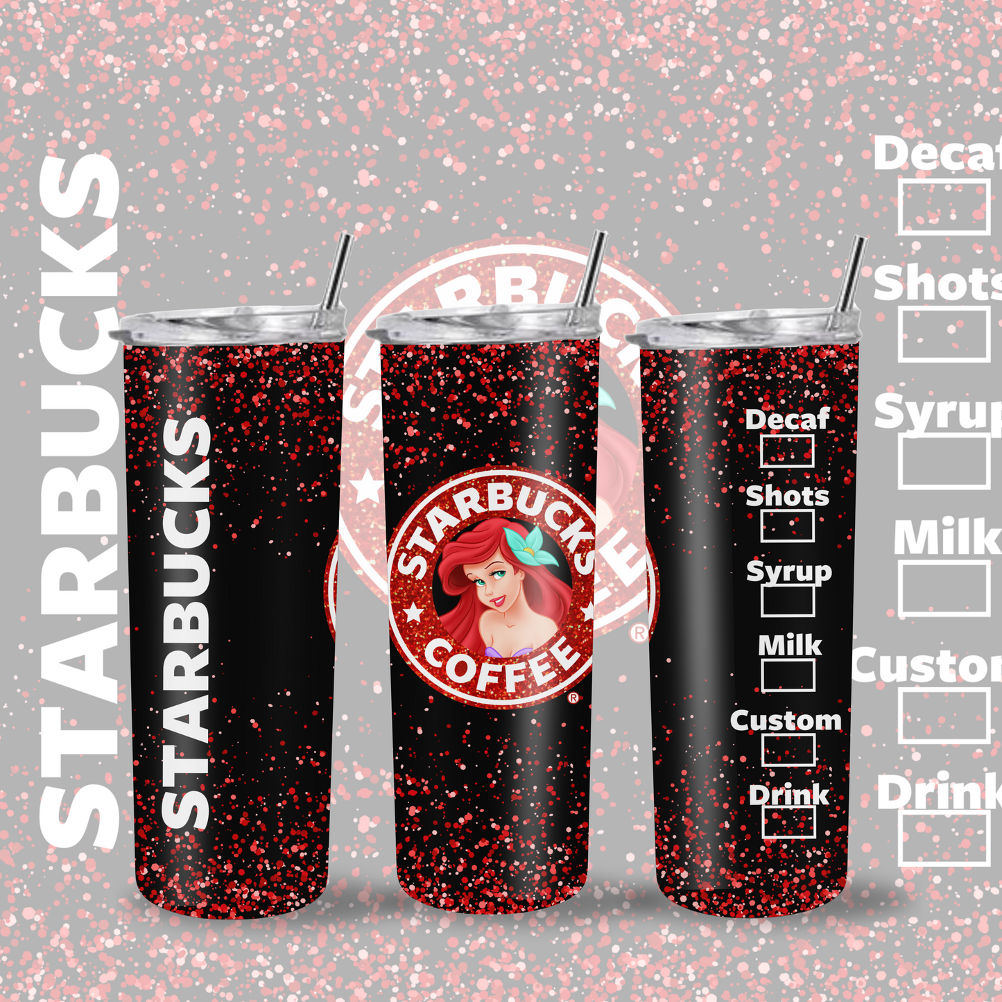 Mermaid Tumbler | 20oz Skinny Tumbler