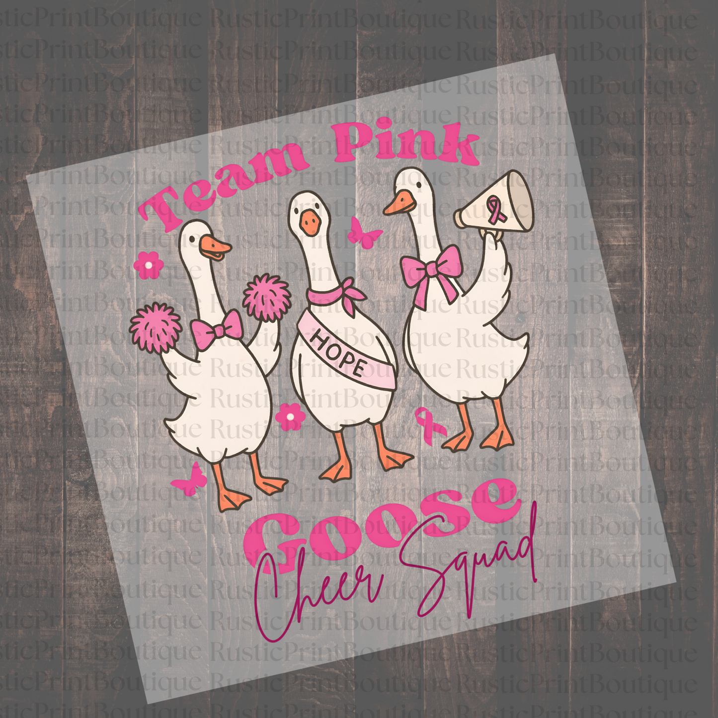 Breast Cancer Awareness DTF Heat Transfer Film