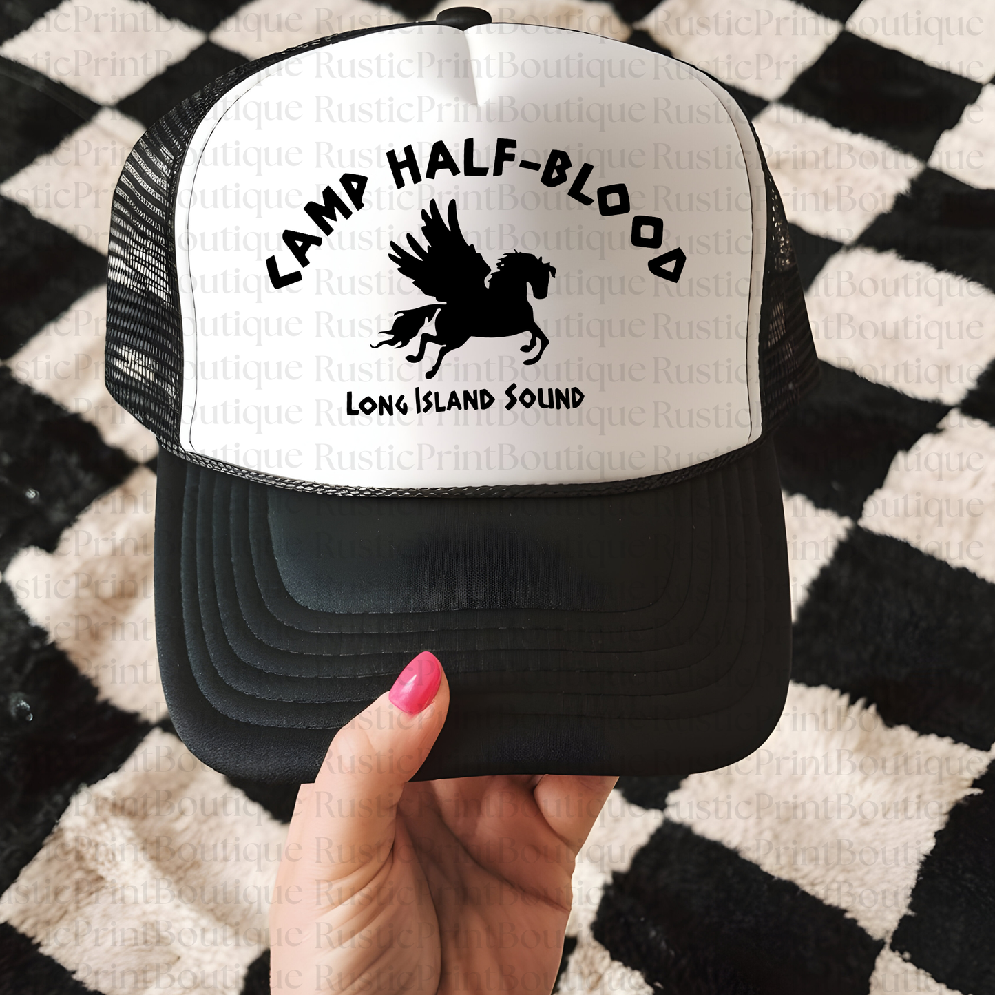 Camp Half-Blood Snapback Trucker Hat Giftmas Gift