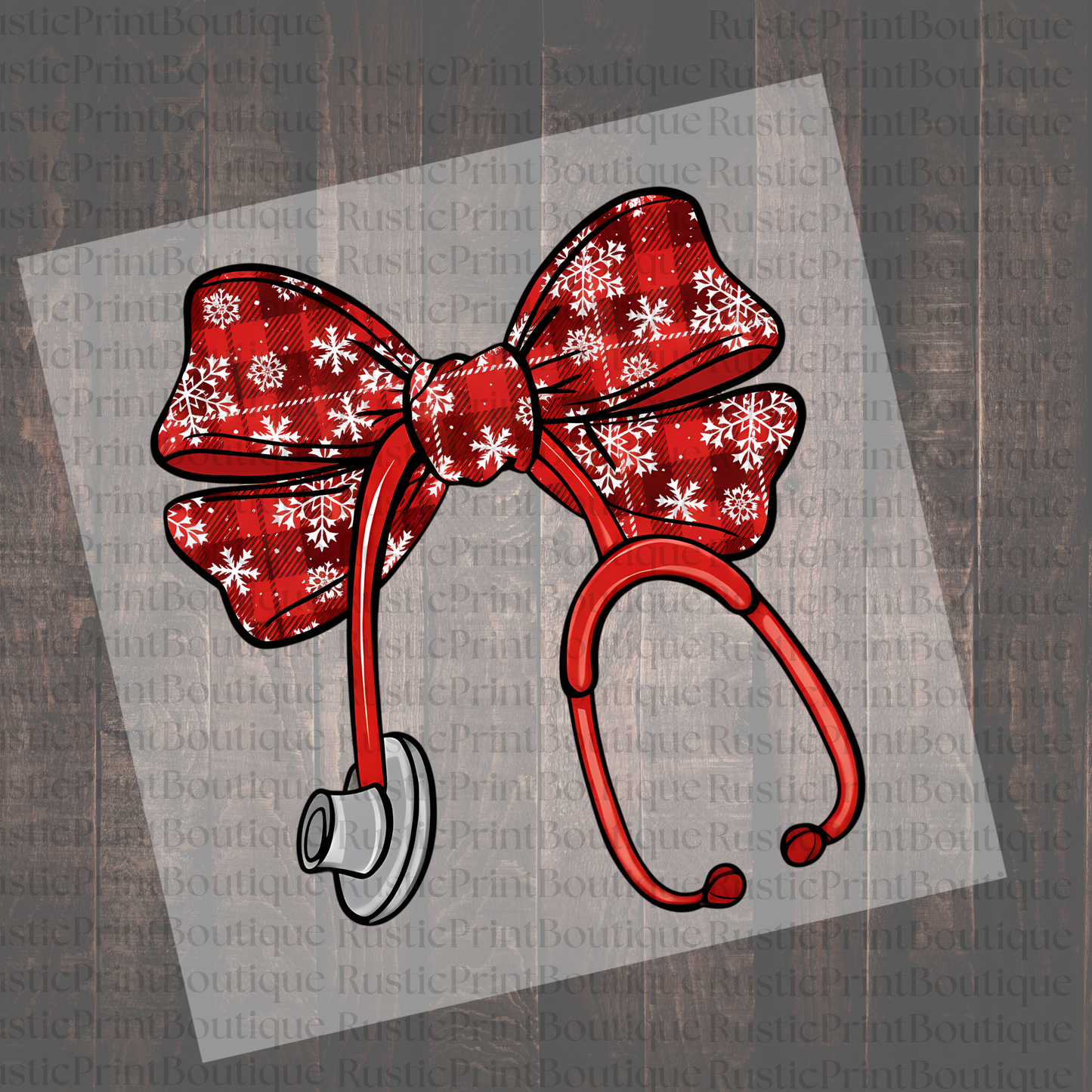 Vintage DTF Heat Transfer Christmas DTF Nurse DTF