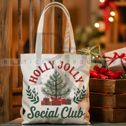 Vintage Christmas Tote Bag