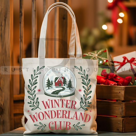 Vintage Christmas Tote Bag