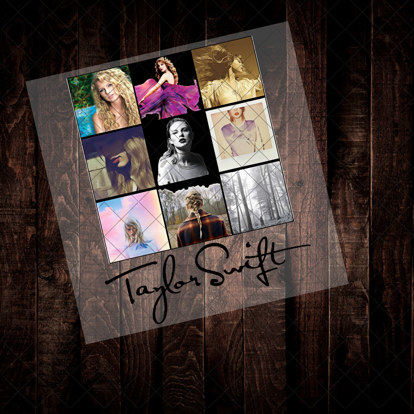 Swiftie Albums Collage  | Ready to Press Transfer