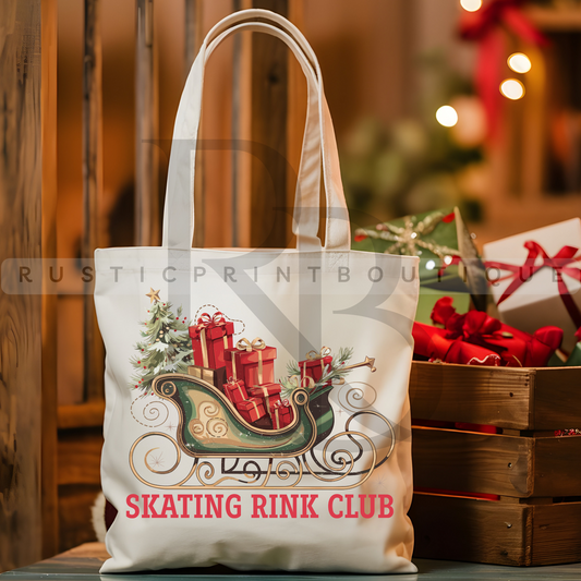 Vintage Christmas Tote Bag