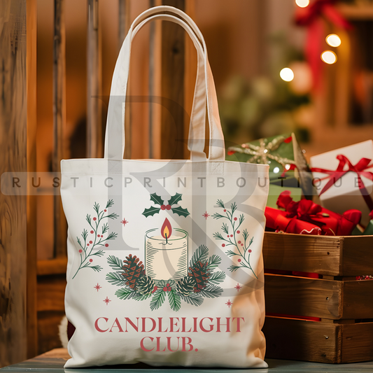 Vintage Christmas Tote Bag