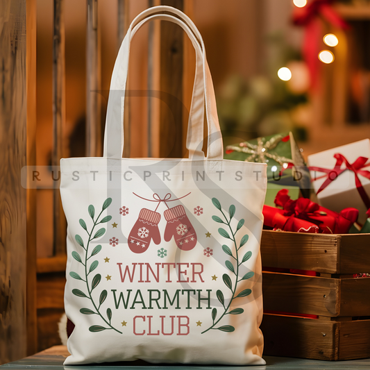 Vintage Christmas Tote Bag