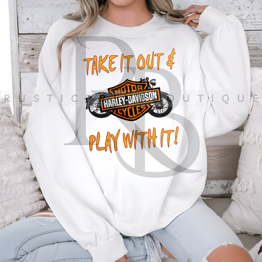 Harley Crewneck Sweatshirt Take It Out