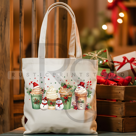 Vintage Christmas Tote Bag