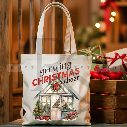 Vintage Christmas Tote Bag