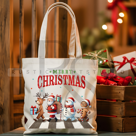 Vintage Christmas Tote Bag