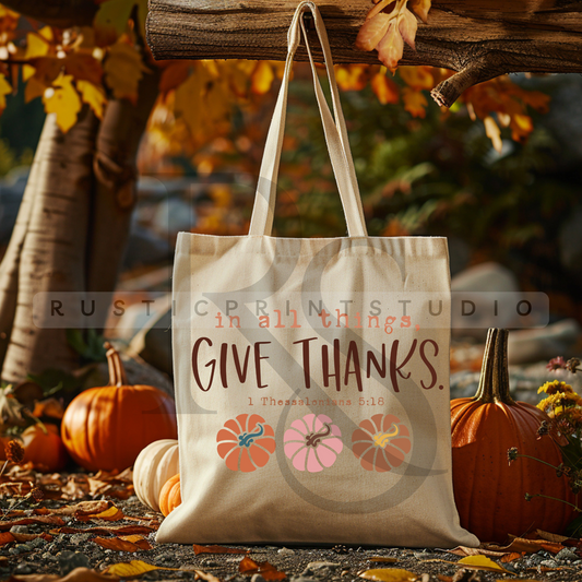 Vintage Fall Tote Bag