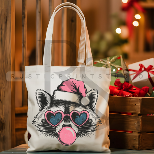 Vintage Christmas Tote Bag Classic Christmas Bag Xmas Gift