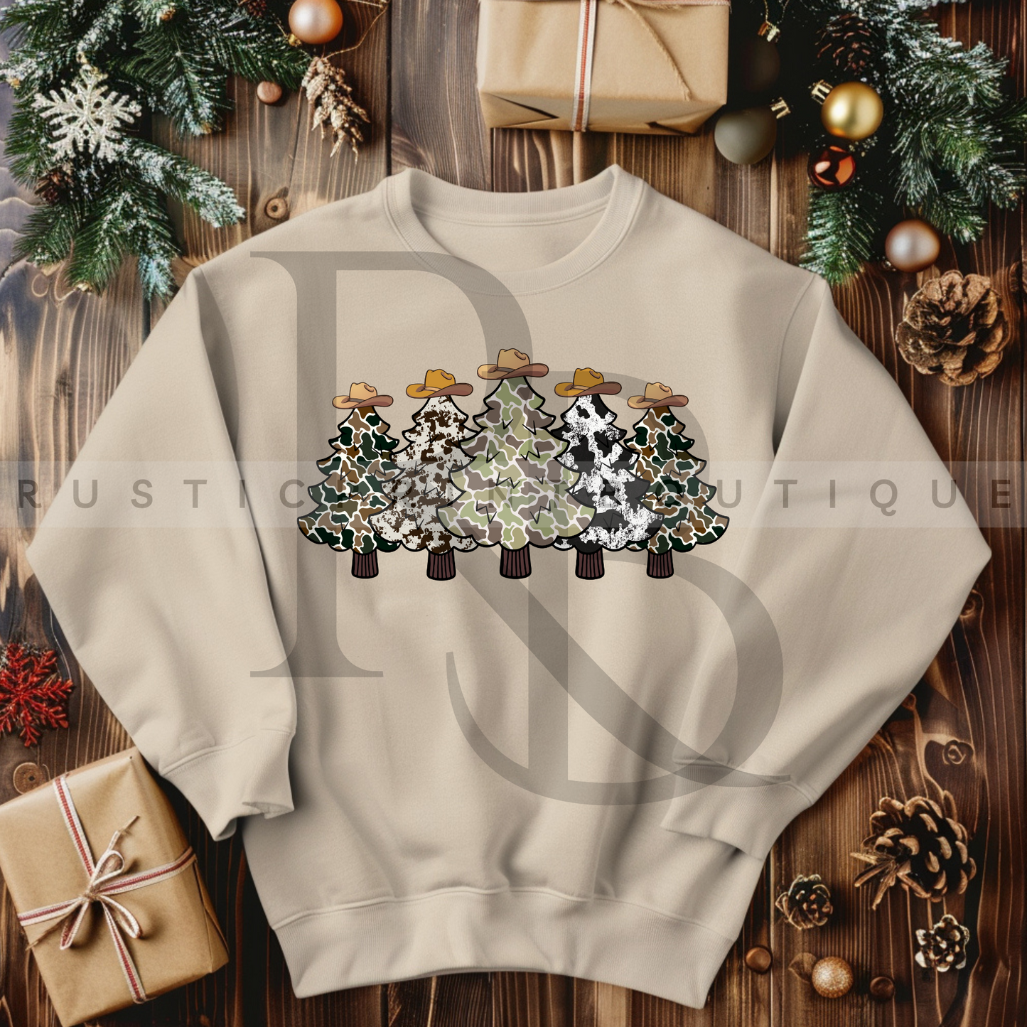 Christmas Vintage Crewneck Western Christmas Sweatshirt Xmas Gift Sweater