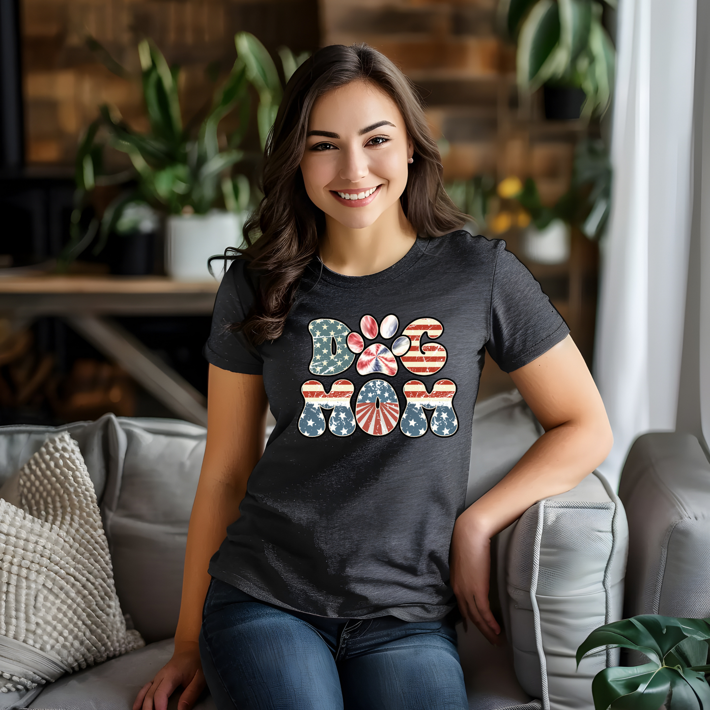 Retro Dog Mom T-Shirt | Unisex Tee