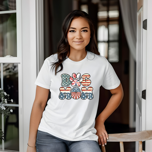 Retro Dog Mom T-Shirt | Unisex Tee