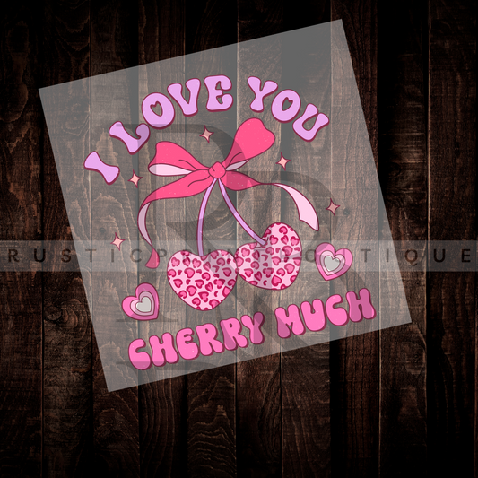 Valentines Day DTF Leopard Valentines Day Heat Transfer DTF Retro Valentine DTF