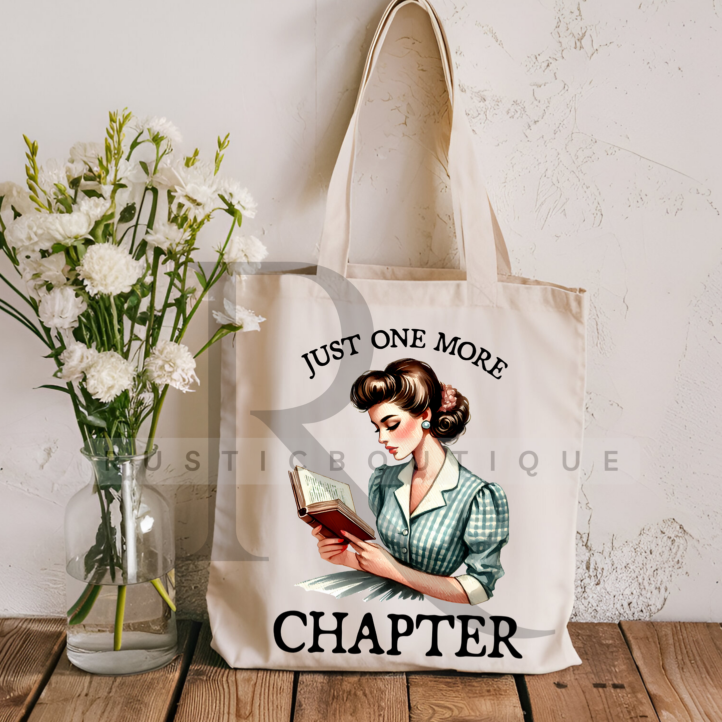 Bookish Tote Bag Cotton Canvas Tote Bag