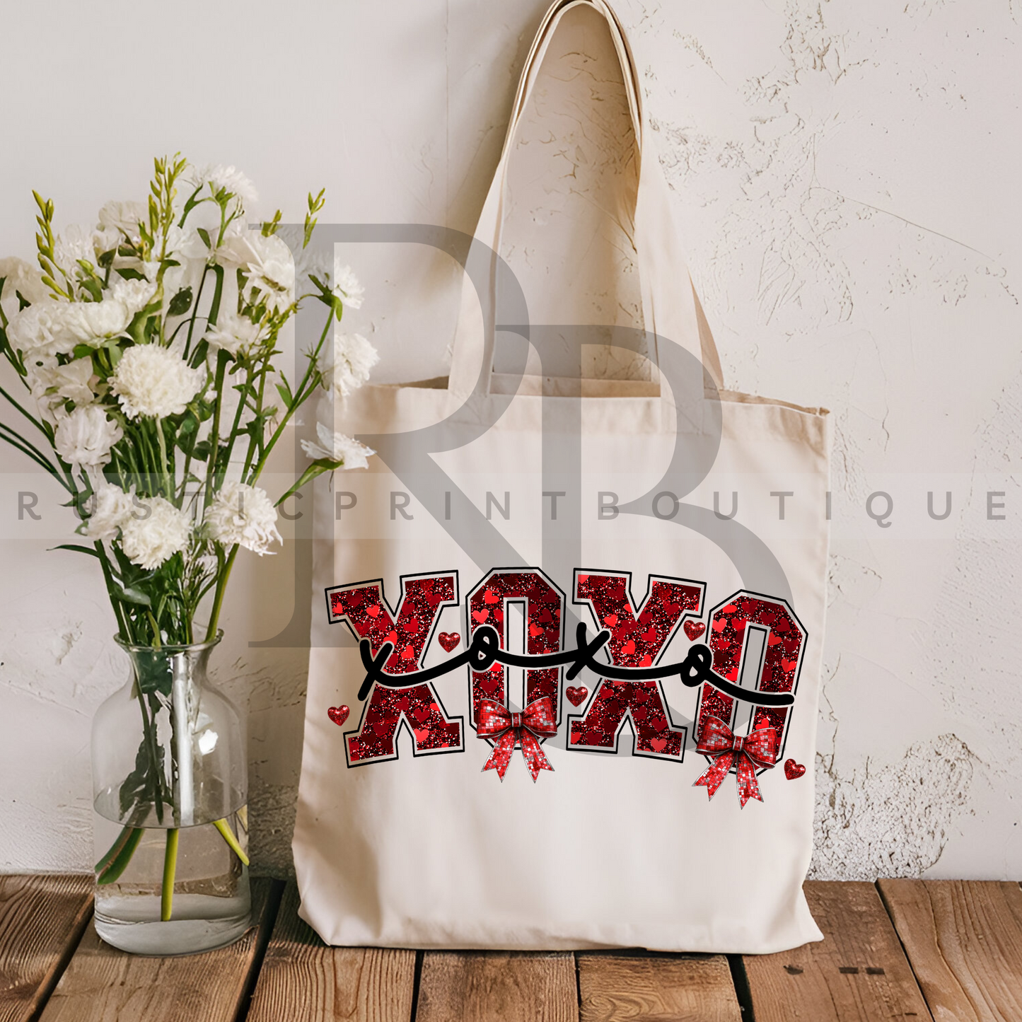 Vintage Valentine's Day Tote