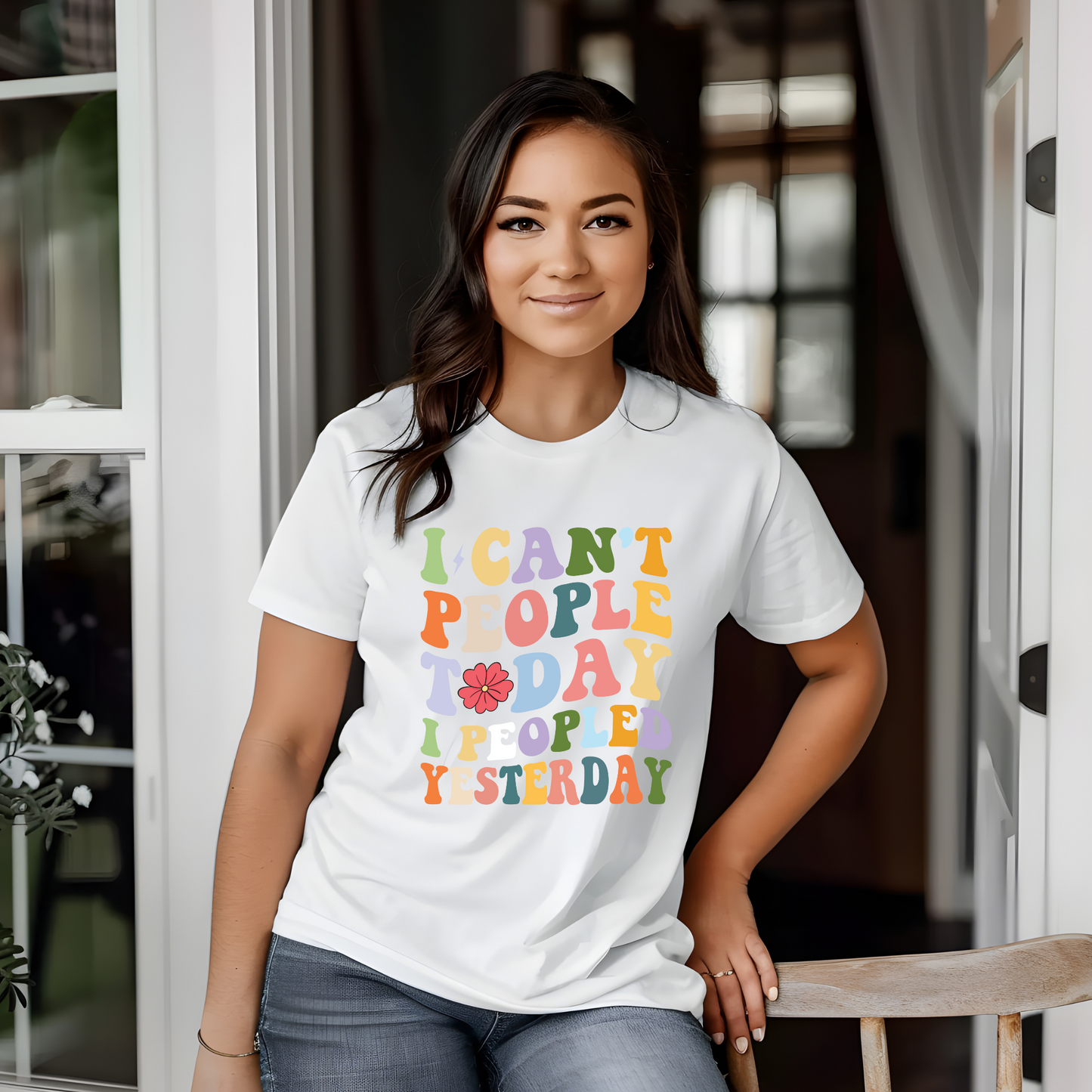 I Can't People Today T-Shirt | Unisex Tee