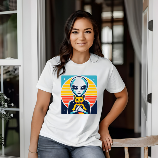 Retro Alien T-Shirt | Unisex Tee