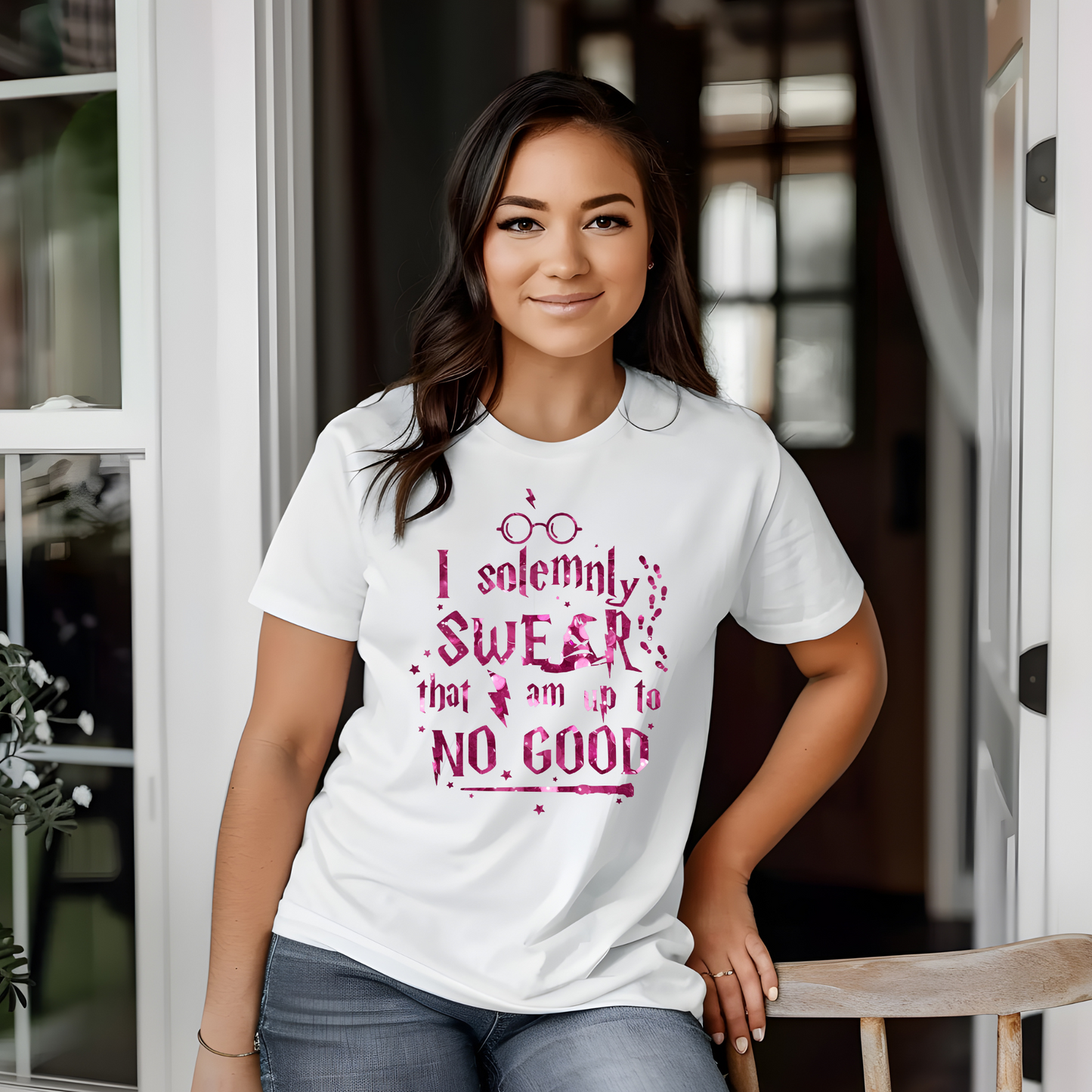 Solemnly Swear I am up to no good  T-Shirt | Unisex Tee