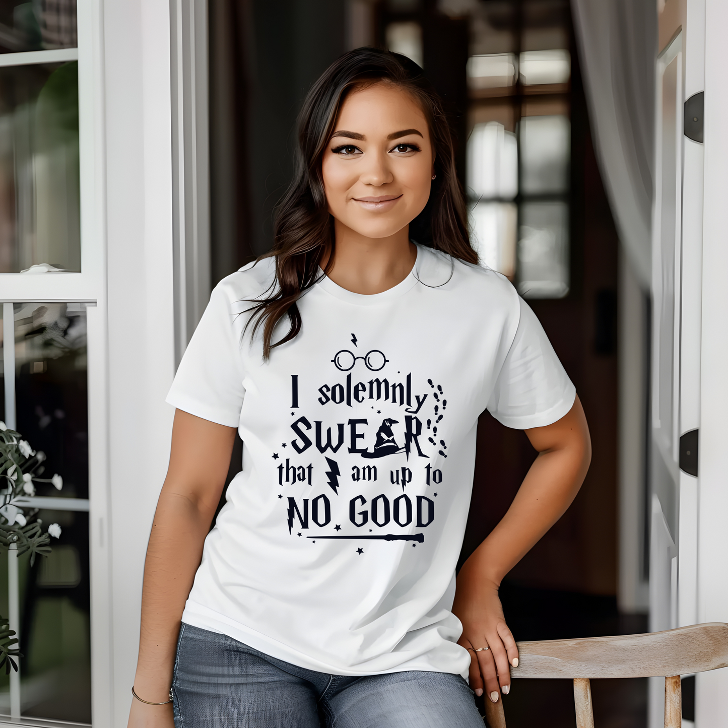 Solemnly Swear I am up to no good  T-Shirt | Unisex Tee