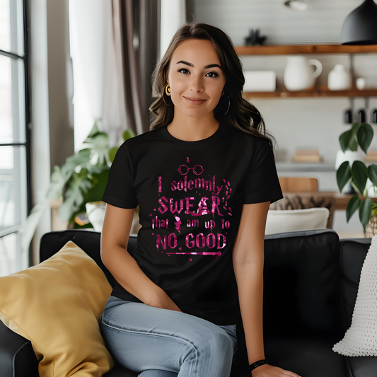 Solemnly Swear I am up to no good  T-Shirt | Unisex Tee