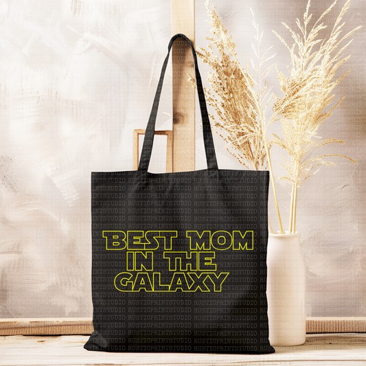 Best Mom In the Galaxy Tote Bag Mama Gift