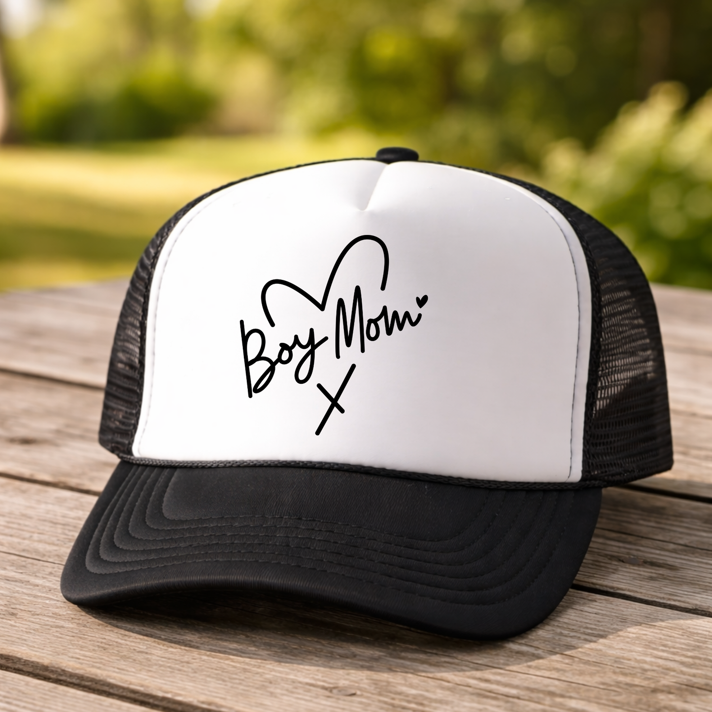 Boy Mom Trucker Hat Mama of Boys Snapback Funny Mom Cap Mother's Day Gift