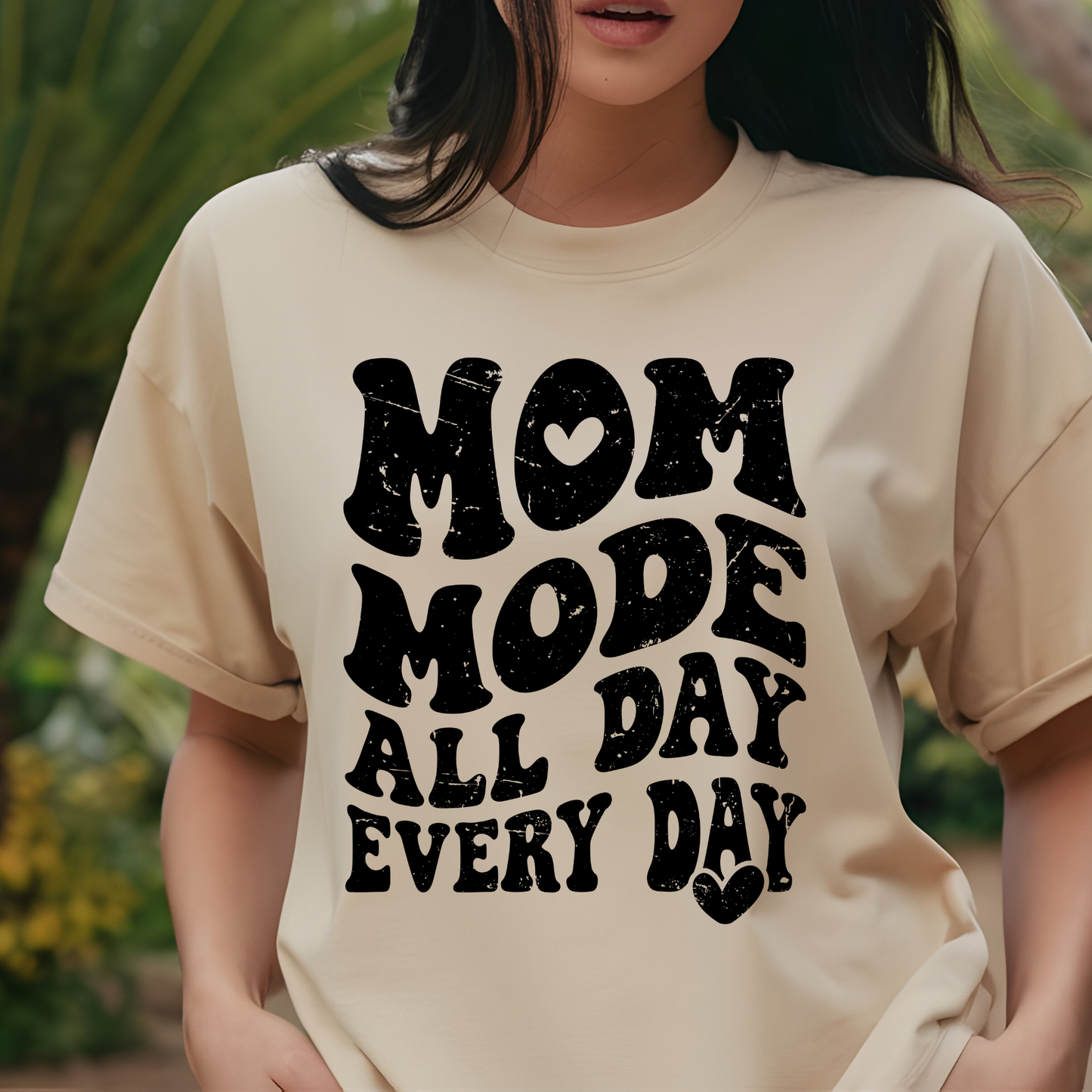 Mom Mode T-Shirt Unisex Graphic Tee Cute Mom Shirt