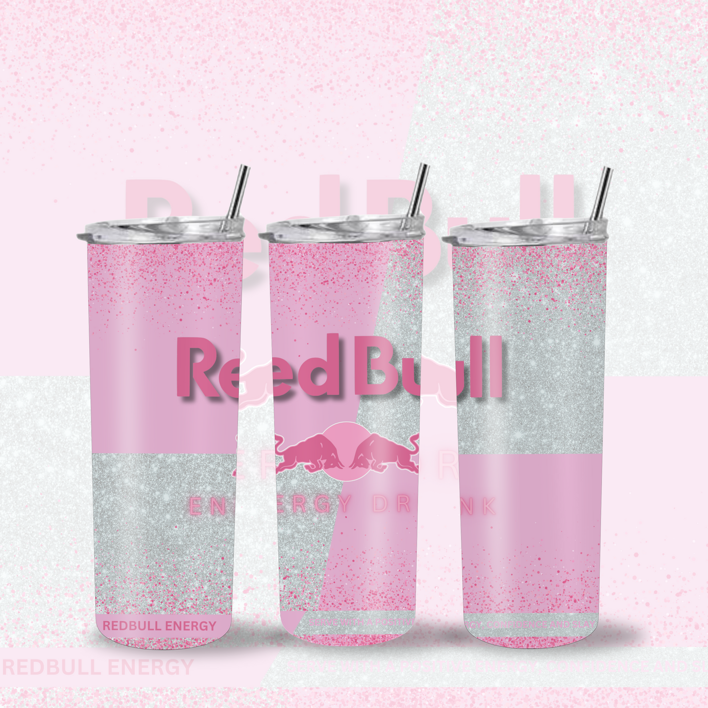 Pink Bull Tumbler | 20oz  Skinny Tumbler