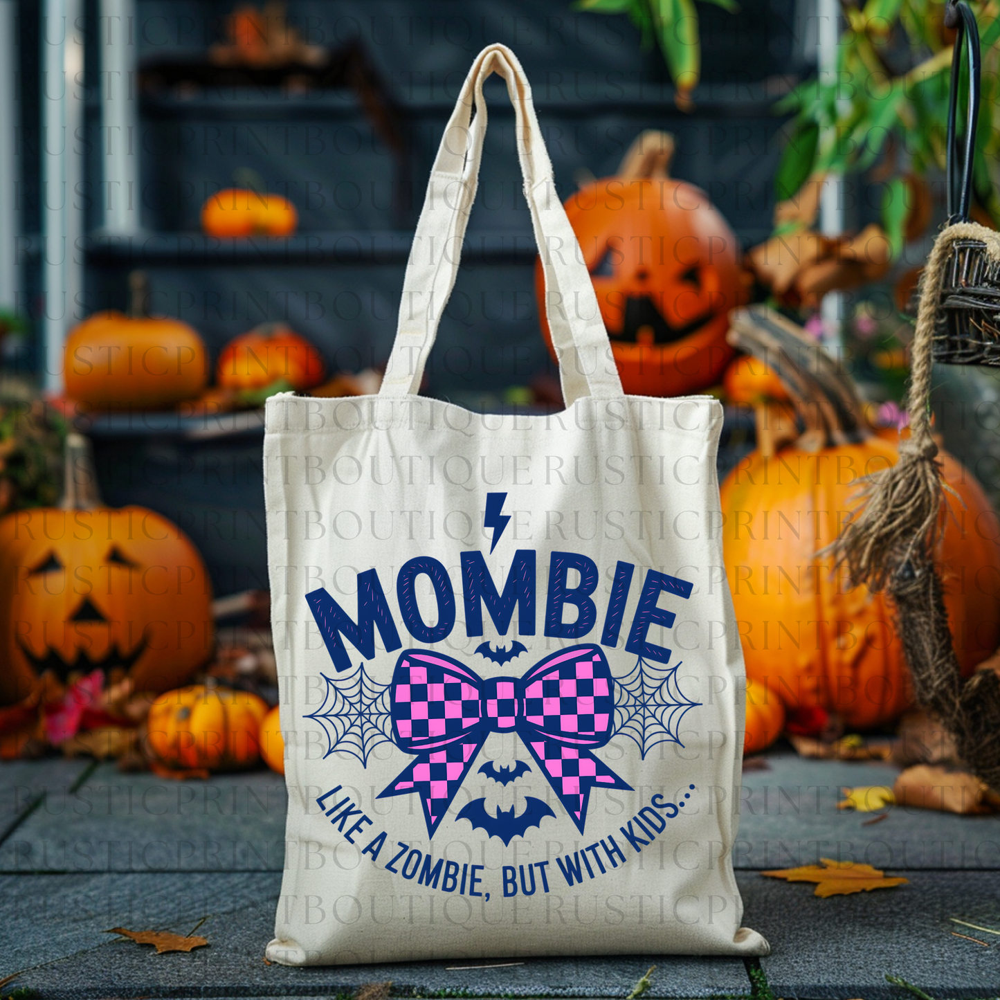 Halloween Trick or Treat Bag Halloween Vintage Tote Bag