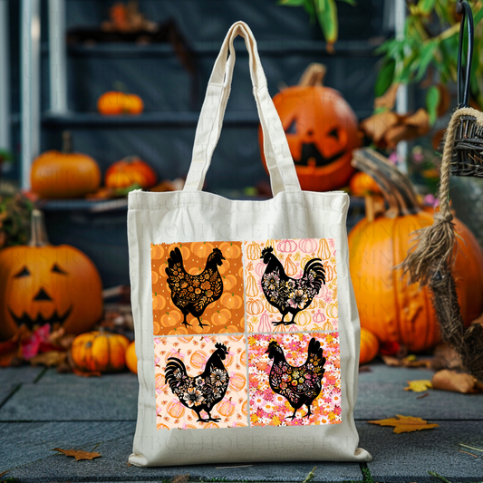 Halloween Trick or Treat Bag Halloween Vintage Tote Bag