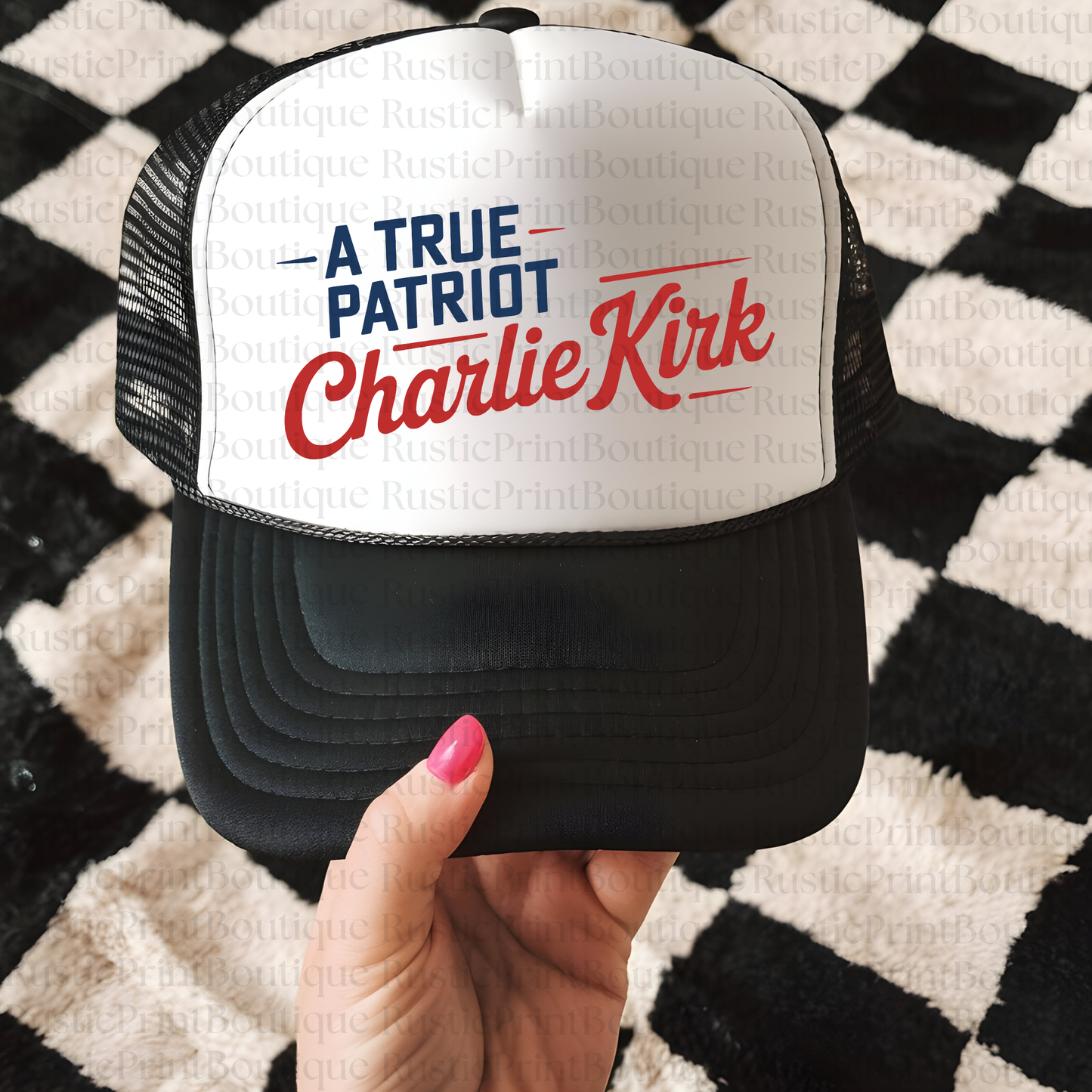 VIntage Trucker Hat Trucker Hat Snapback Patriot Trucker Hat