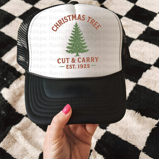 Christmas Hat Christmas Trucker Hat Santa Hat Snapback Trucker Hat