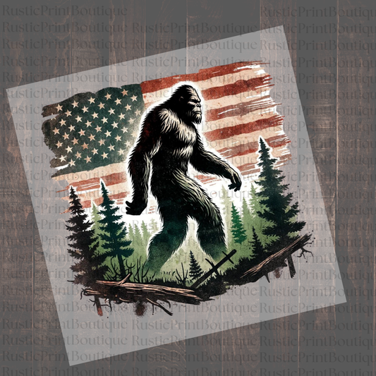 Vintage DTF Heat Transfer Big Foot DTF