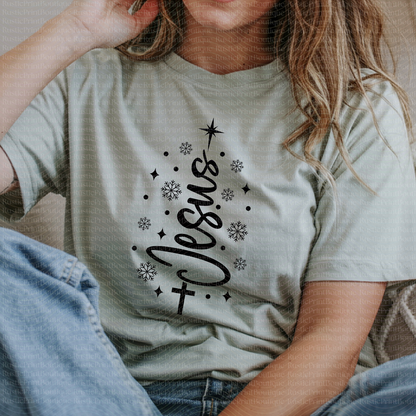 Christmas T-Shirt Vintage Xmas Shirt Jesus Christmas Shirt