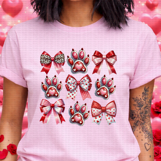 Dog Valentine T-Shirt Funny Dog Lover Valentine Gift Graphic Tee Unisex Cotton