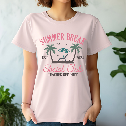 Summer Break Social Club T-Shirt | Unisex Tee